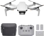DJI Mini 4K, Drone with 4K UHD Camera for Adults, Under 249 g, 3-Axis Gimbal Stabilization, 10km Video Transmission, Auto Return, Wind Resistance, 1 Battery for 31-Min Max Flight Time, Intelligent