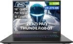 Thunderobot Zero 18 Pro 5080 – 18" QHD+ 240Hz Gaming Laptop | Ultra 9 275HX | RTX 5080 | 64GB DDR5 | 2TB SSD | Per-Key RGB | Wi-Fi 6E | Win 11