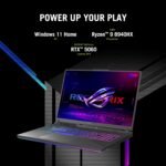 ASUS ROG Strix G18 (2025) Gaming Laptop, 18” ROG FHD+ 16:10 144Hz, NVIDIA GeForce RTX 5050, AMD Ryzen 9 8940HX Mobile Processor, 16GB DDR5-5200Mhz, 1TB SSD, Wi-Fi 6E, Wind 11 Home - 图片 3
