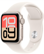 Apple Watch SE 3 [GPS 44mm] Smartwatch with Midnight Aluminum Case with Midnight Sport Band - M/L. Fitness and Sleep Trackers, Heart Rate Monitor, Always-On Display, Water Resistant - 图片 3
