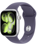 Apple Watch Series 11 [GPS 46mm] Smartwatch with Space Gray Aluminum Case with Black Sport Band - S/M. Sleep Score, Fitness Tracker, Health Monitoring, Always-On Display, Water Resistant - 图片 4
